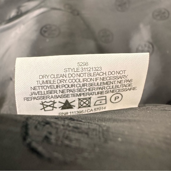 Tory Burch Black & Cream Wool Houndstooth Pencil Skirt Size 2 - Picture 11 of 11